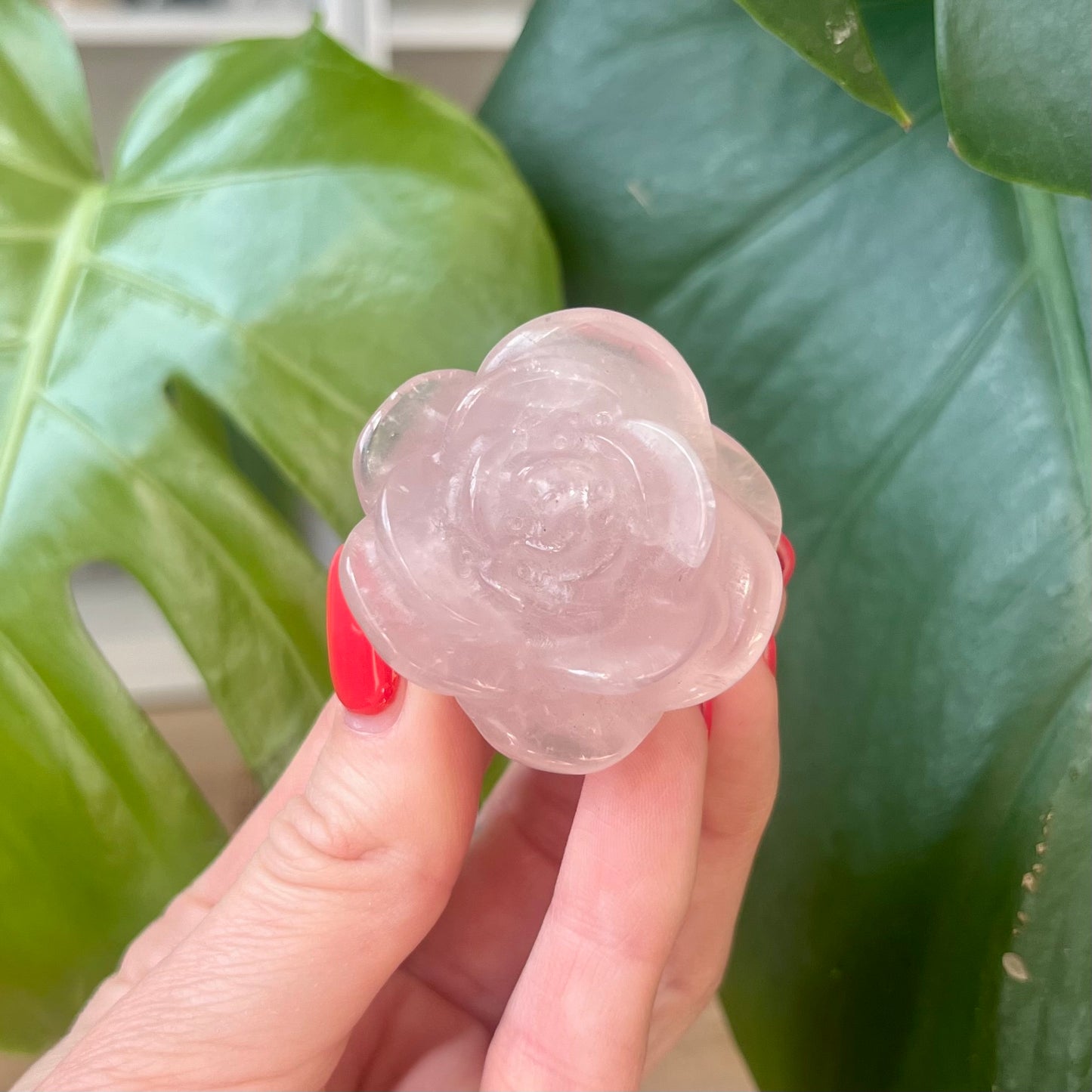 Crystal Rose Carving