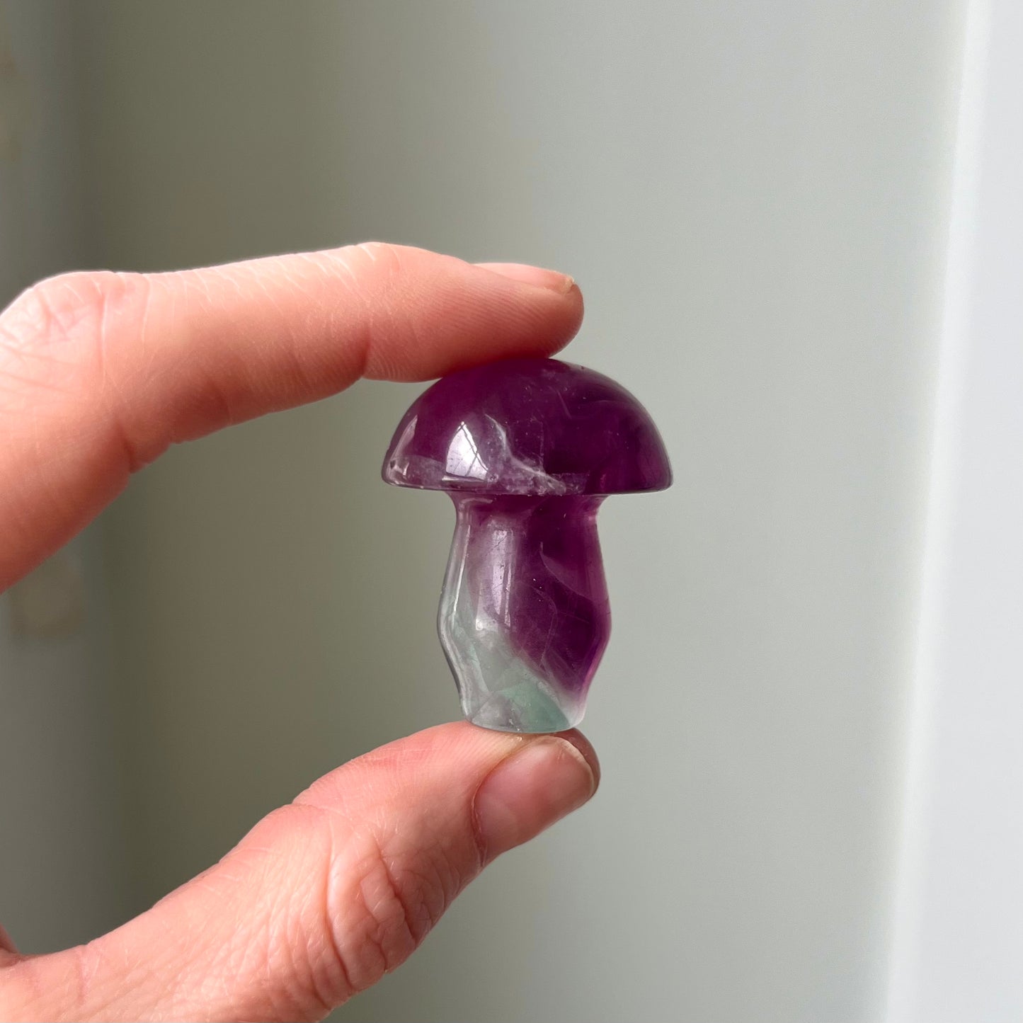Magenta Fluorite Large Mushroom