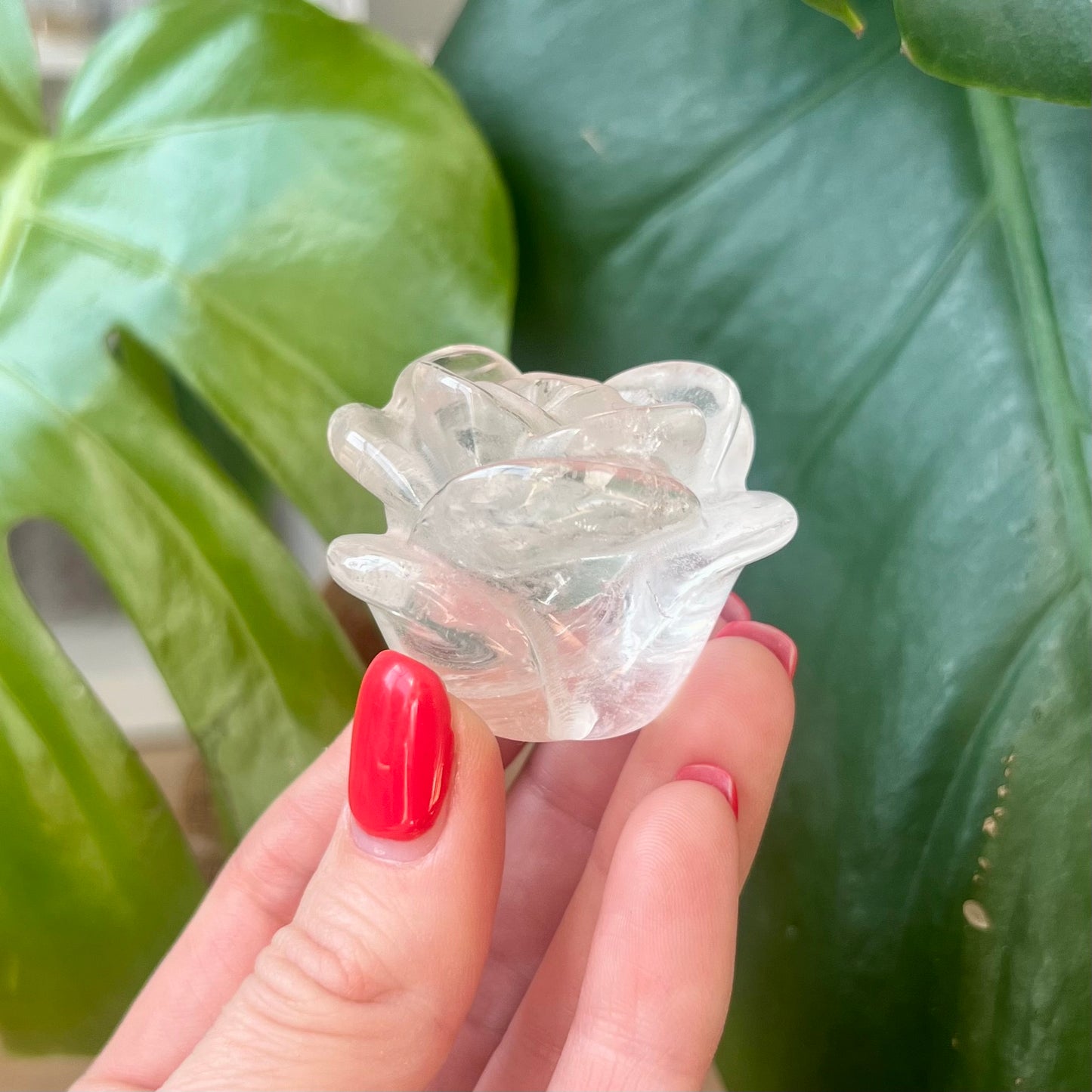 Crystal Rose Carving