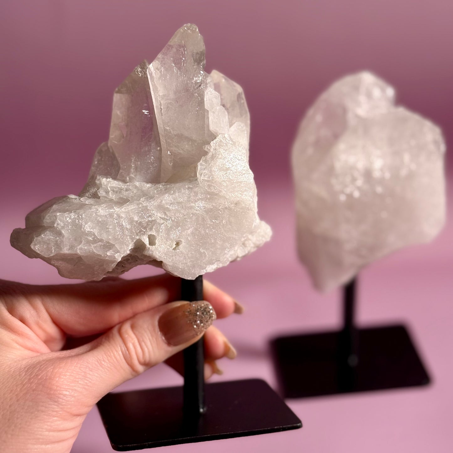 Standing Quartz Cluster
