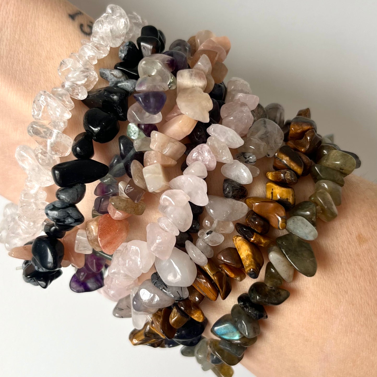 Mystery Crystal Chip Bracelet