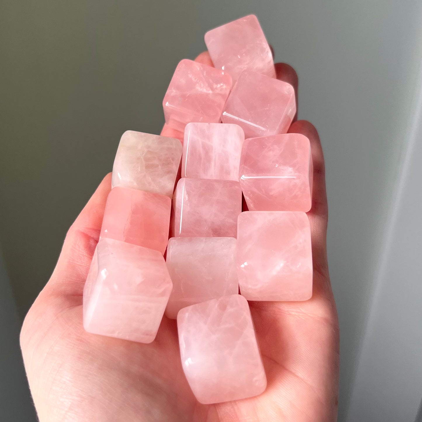 Rose Quartz Cube