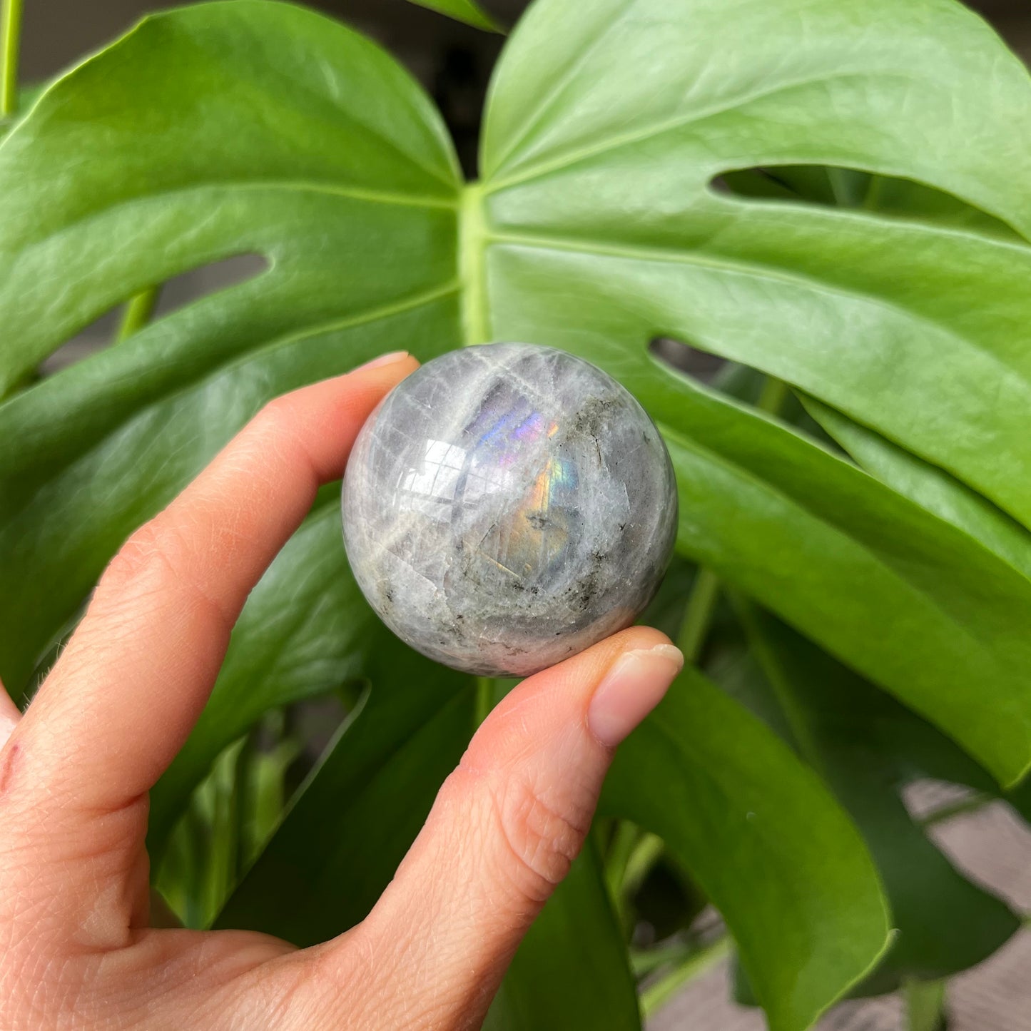 Purple Labradorite Sphere