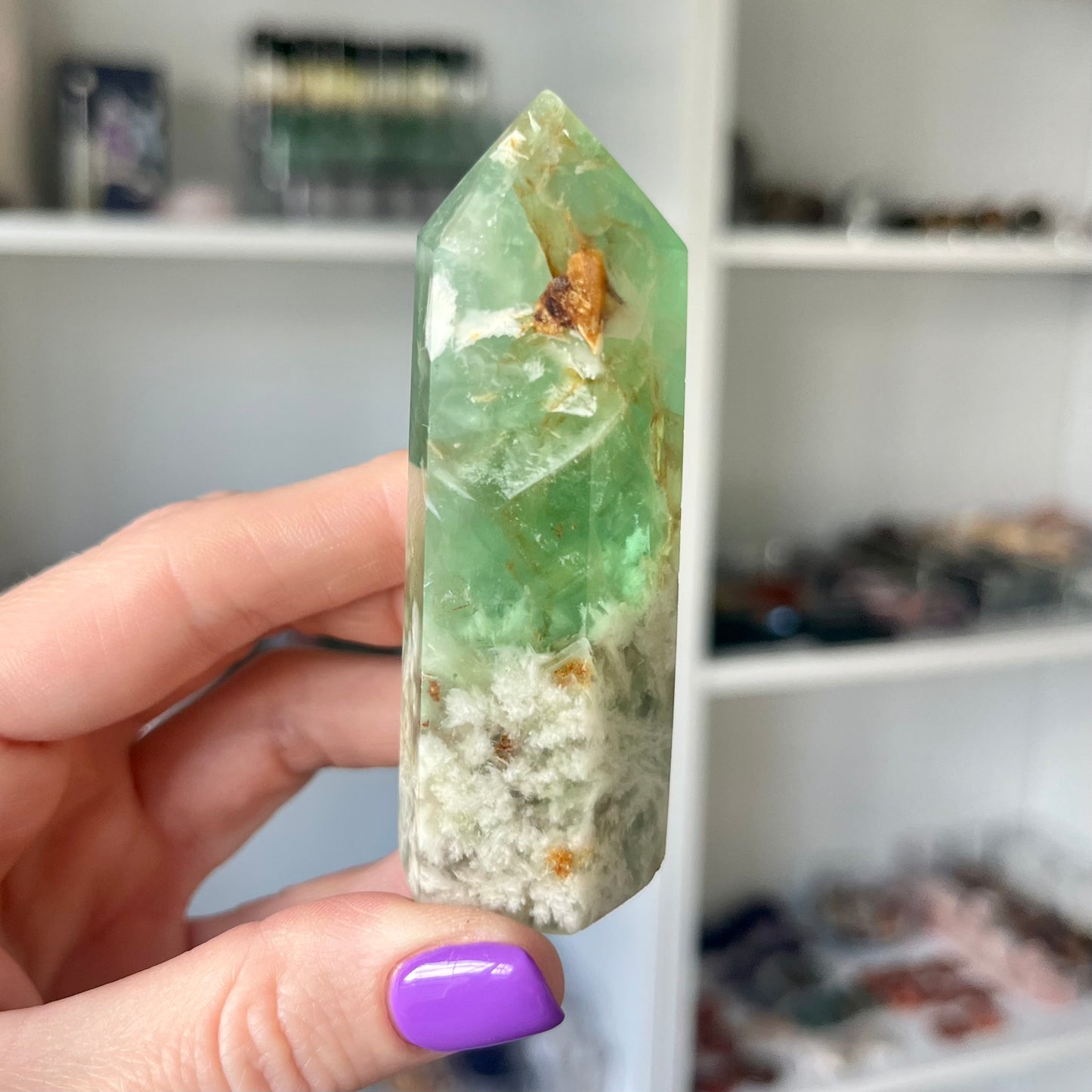 Feather Fluorite Tower