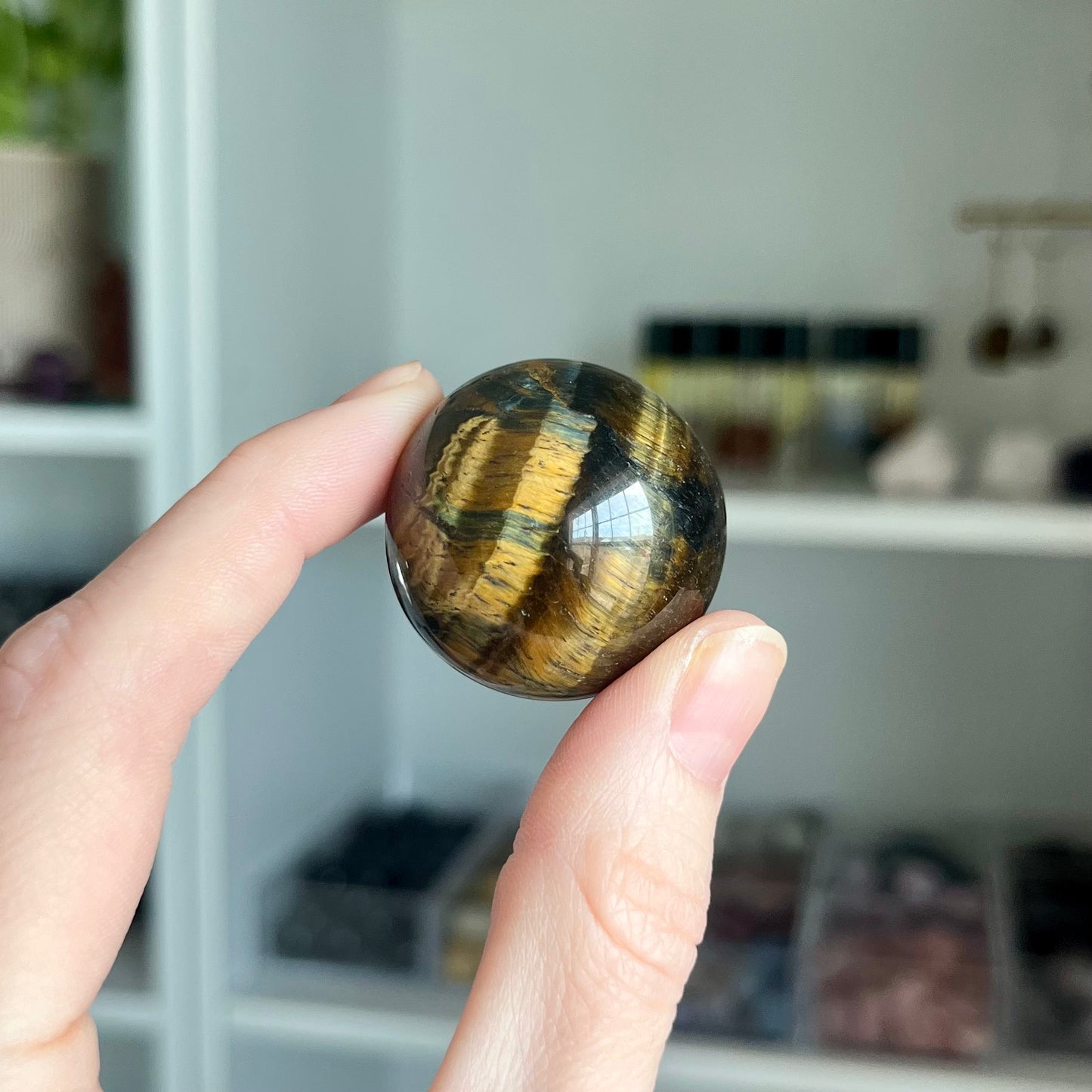 Tiger Eye Sphere