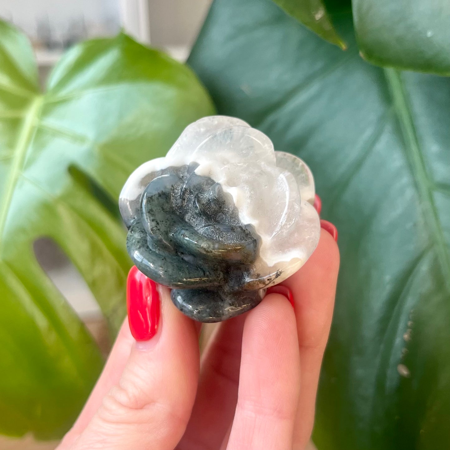 Crystal Rose Carving