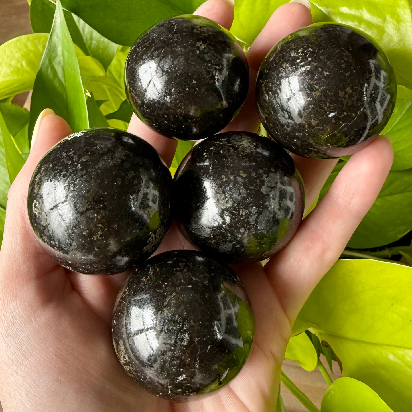 Larvakite Sphere