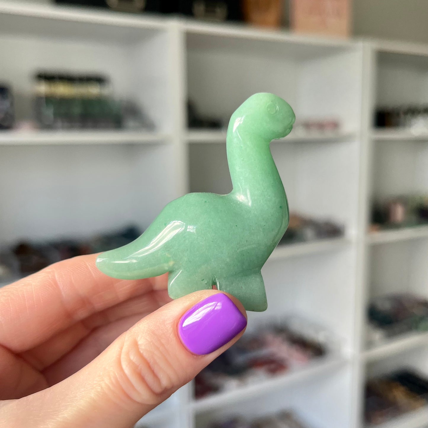 Green Aventurine Dinosaur