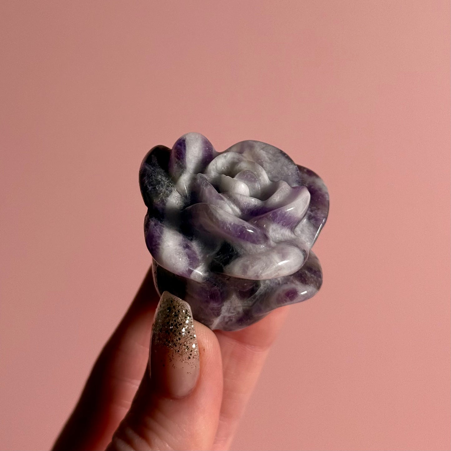 Crystal Rose Carving