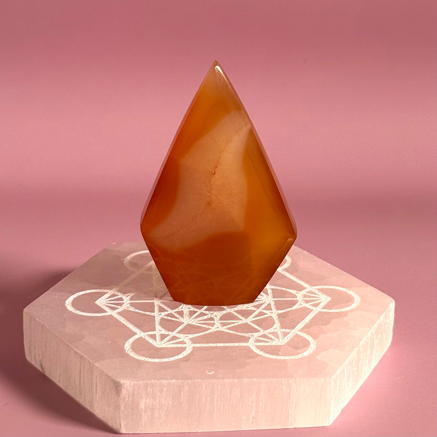 Carnelian Mixed Agate Arrow Head