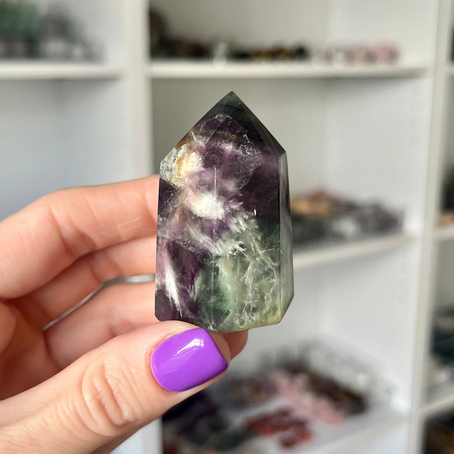 Feather Fluorite Tower