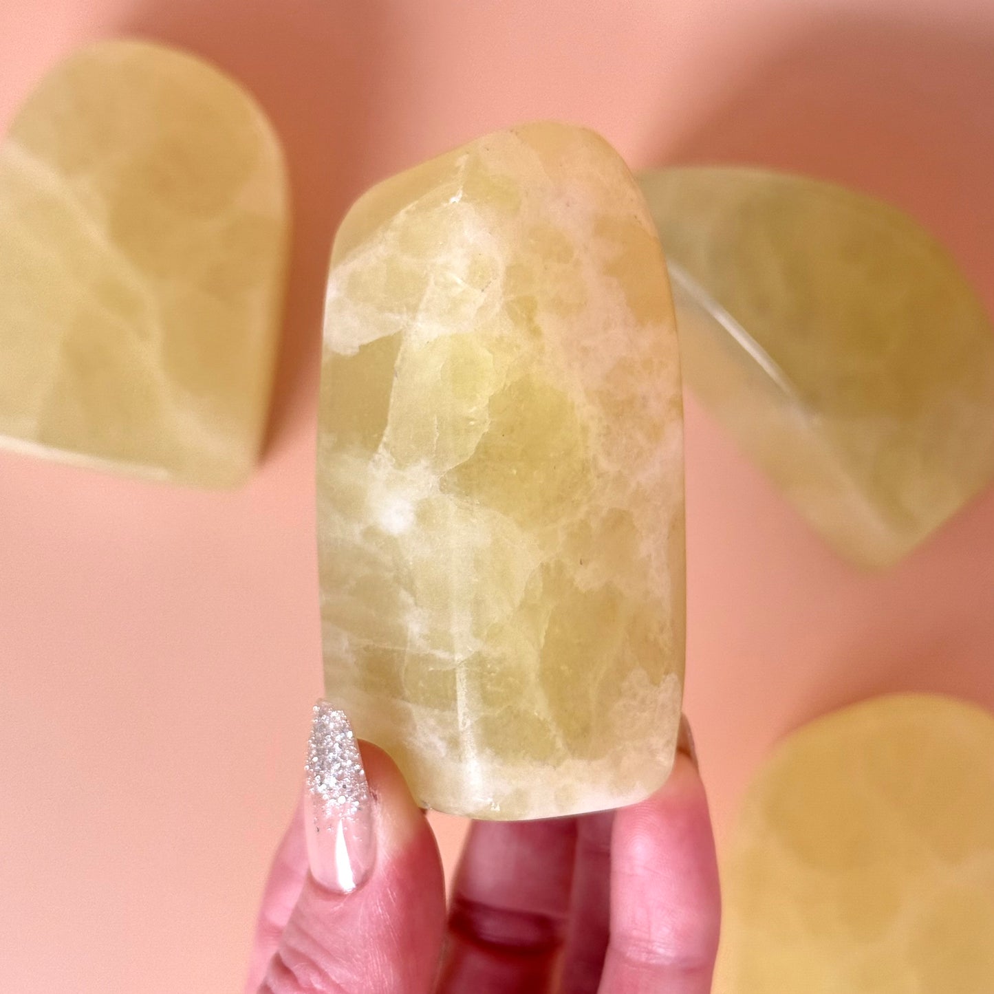 Lemon Calcite Free Form