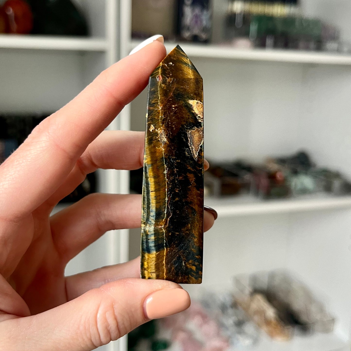 Tiger Eye 4 Sided Tower