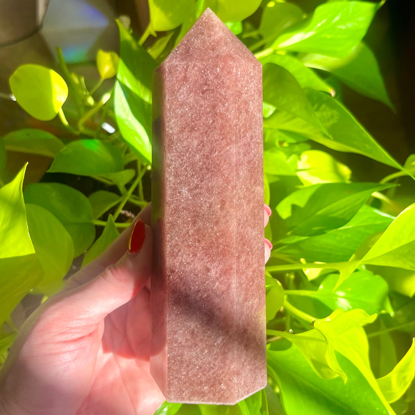 Strawberry Quartz Large Tower
