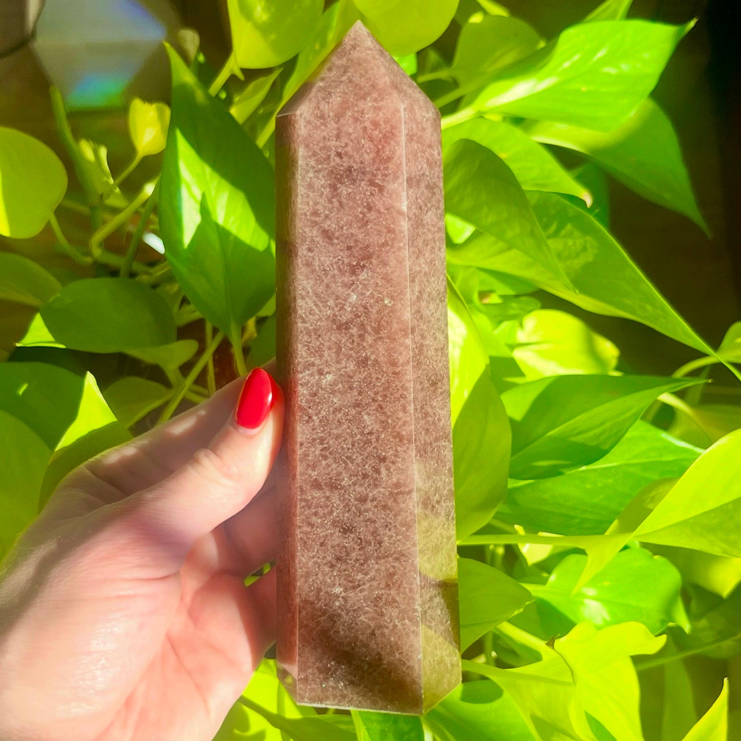 Strawberry Quartz Large Tower