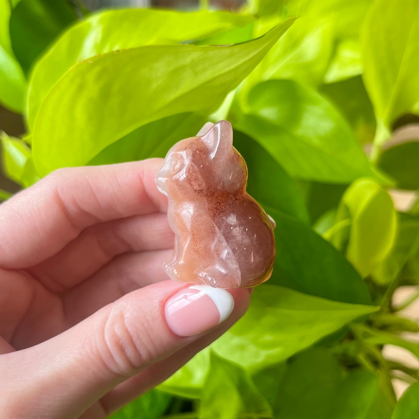 Crystal Kitty Carving
