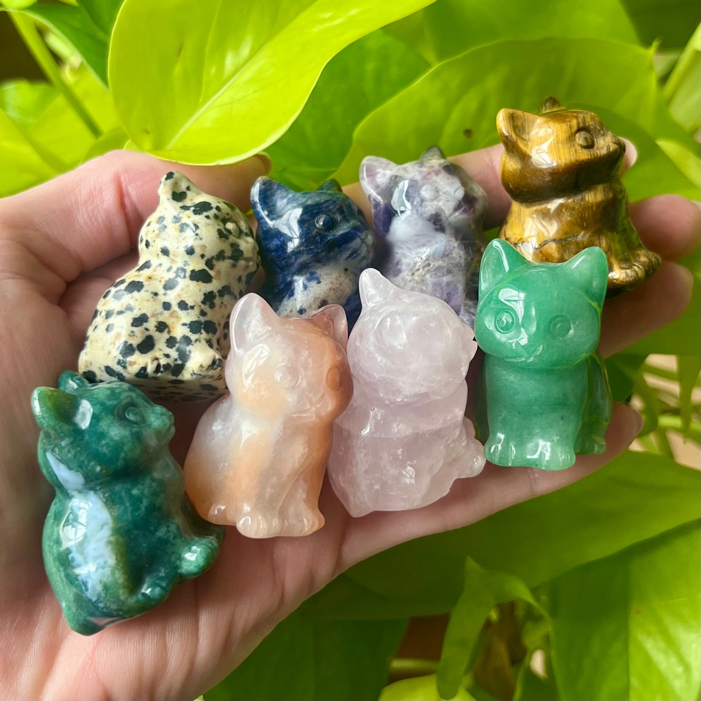 Crystal Kitty Carving