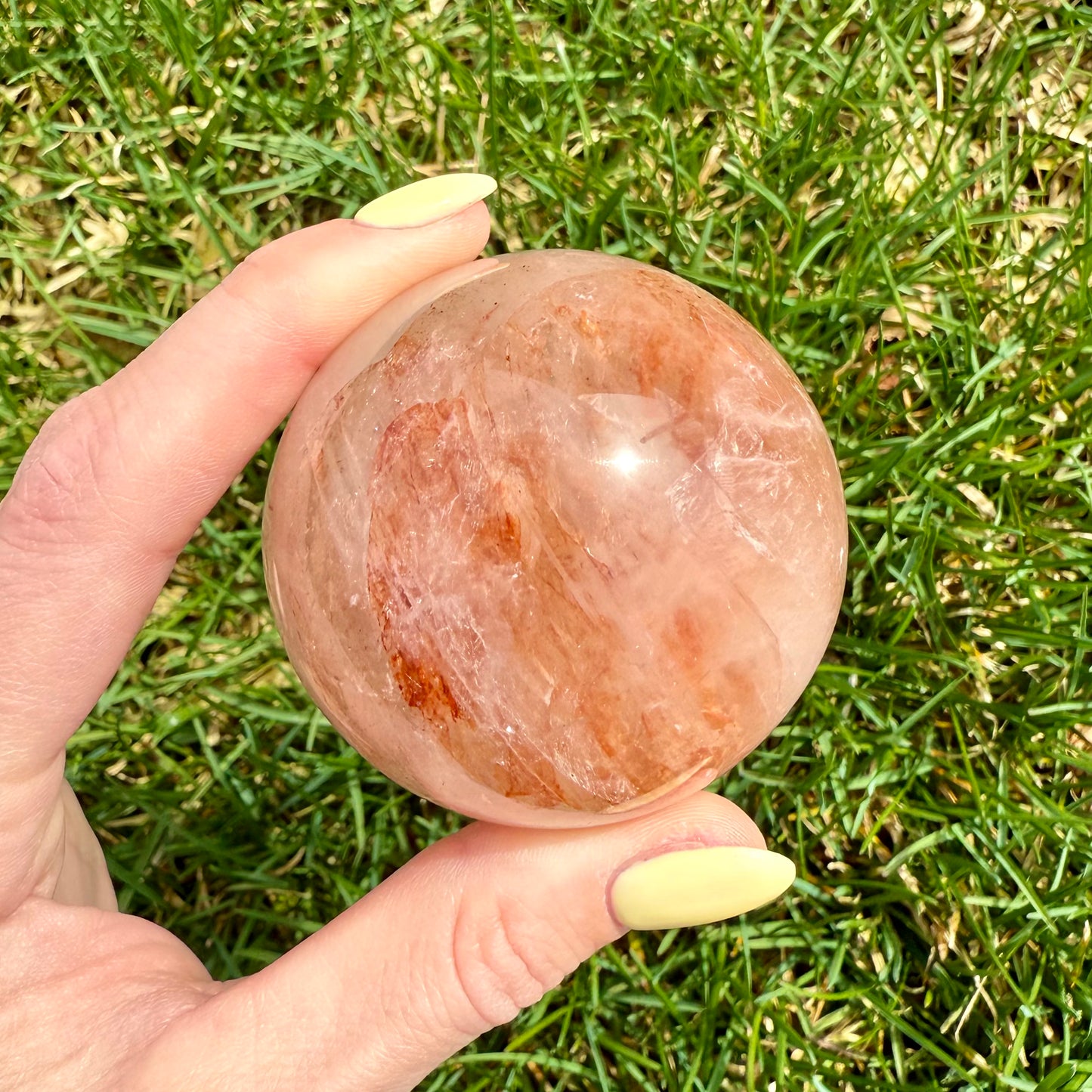 Hematoid Quartz Sphere