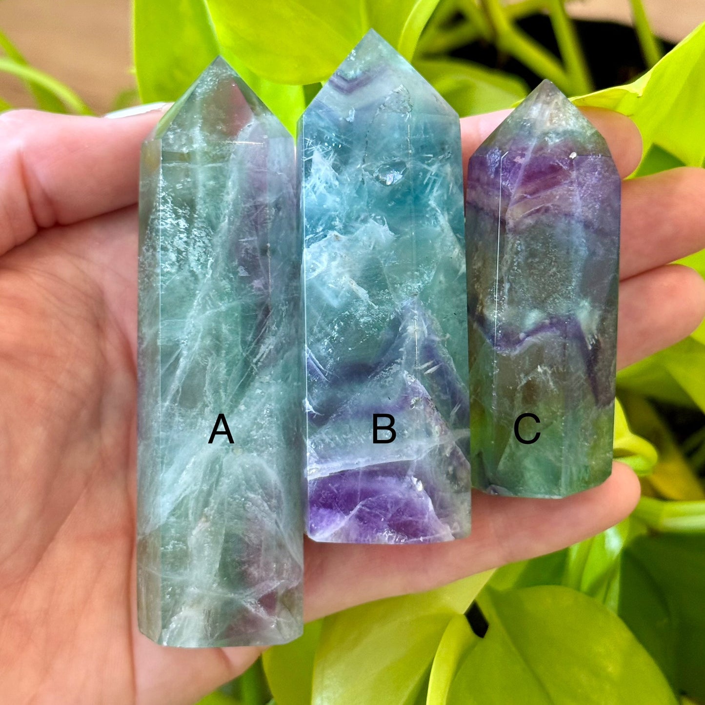 Mixed Fluorite Tower
