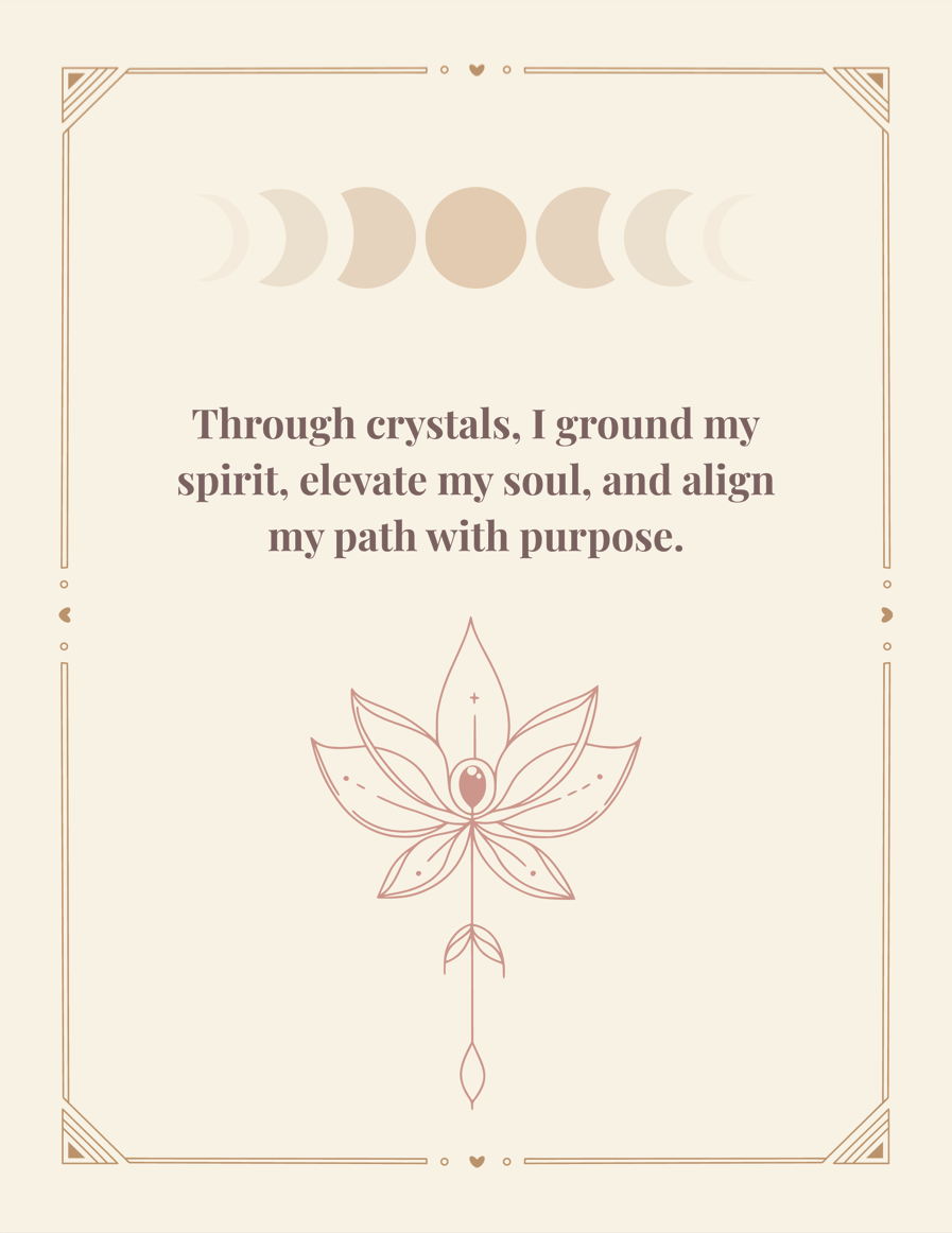 The Crystal Codex – Sacred Digital Journal for Crystal Lovers