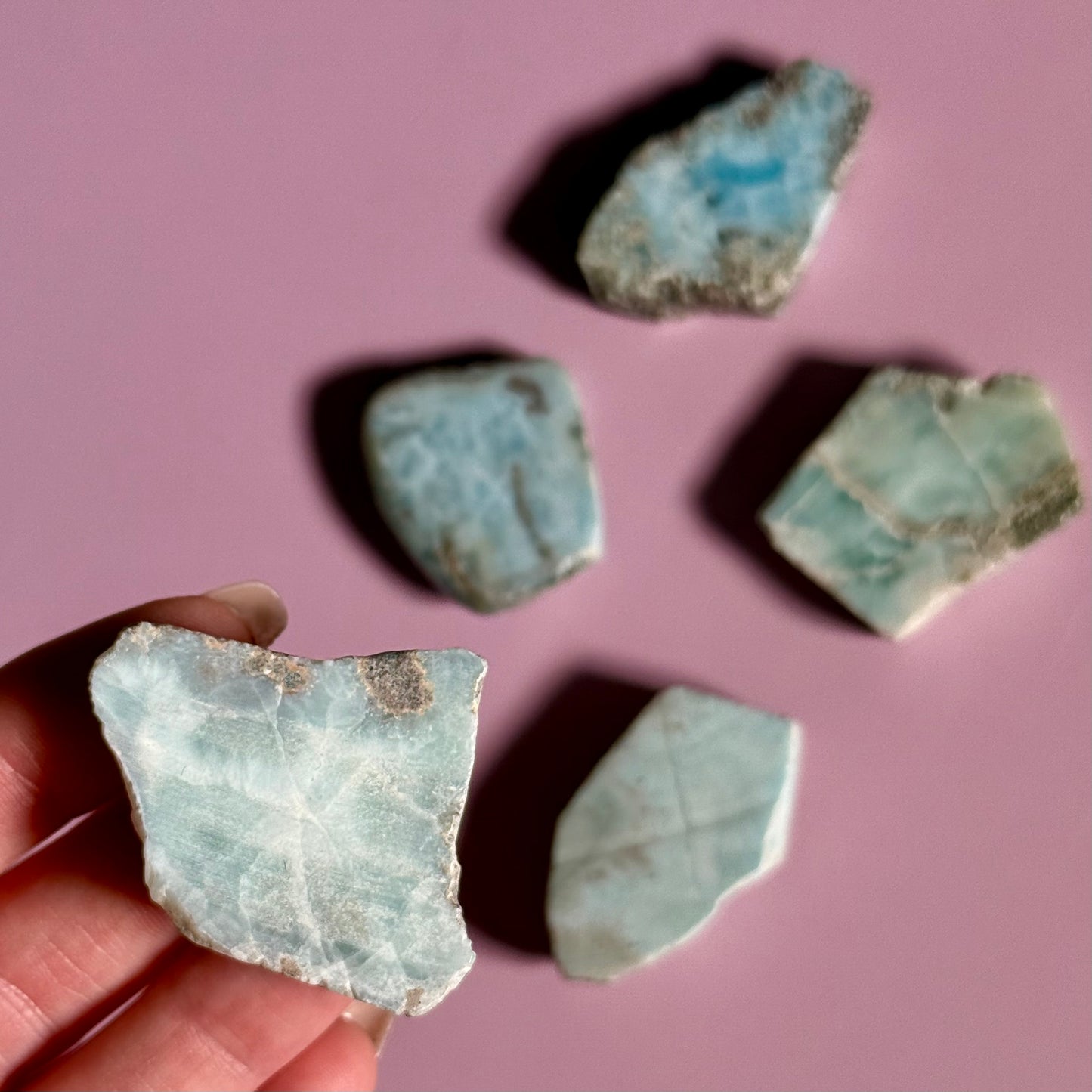 Small Larimar Slice