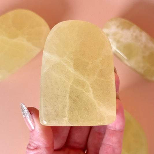Lemon Calcite Free Form