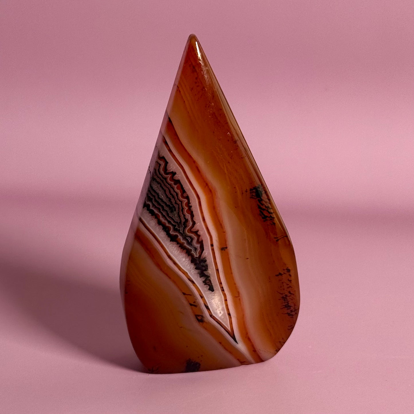 Red/Black Agate Mixed Quartz Arrow Head