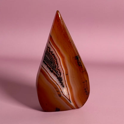 Red/Black Agate Mixed Quartz Arrow Head
