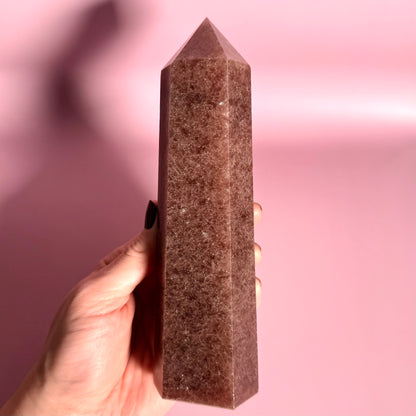 Strawberry Quartz Large Tower