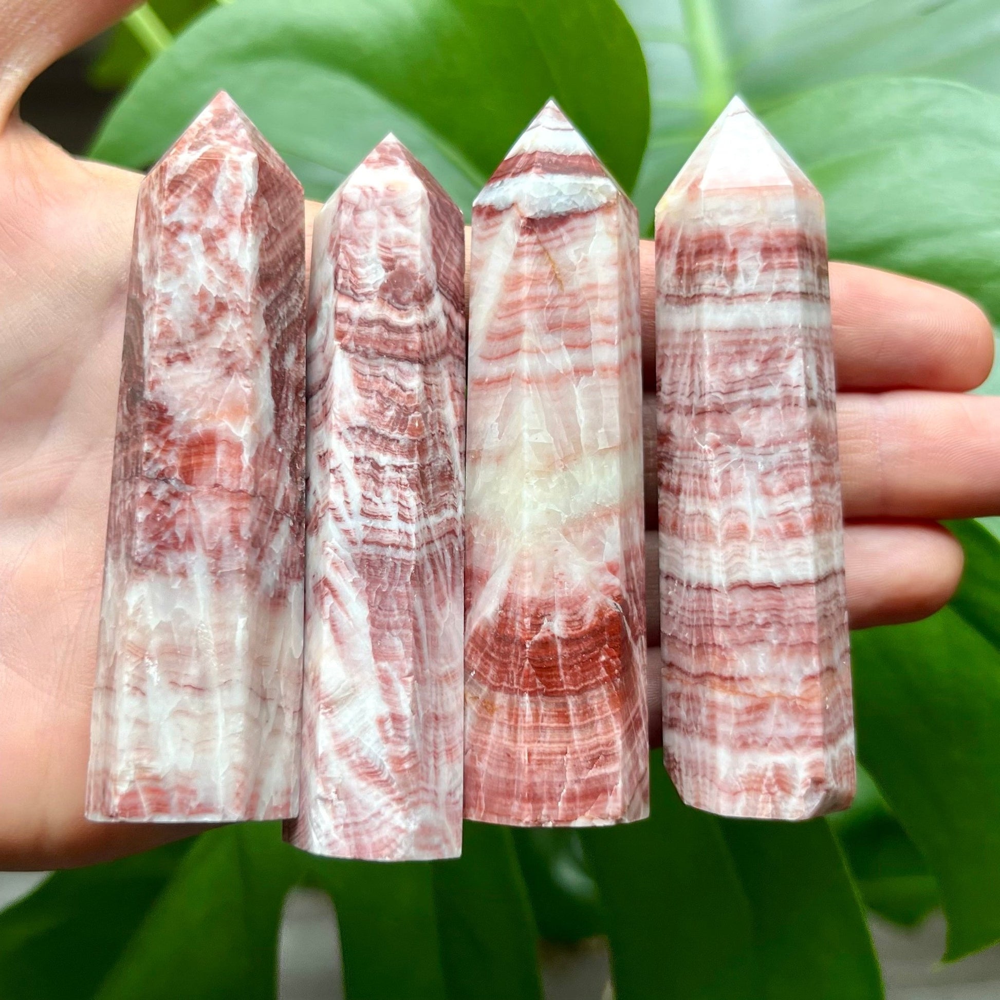 Rhodochrosite Natural Crystal Tower