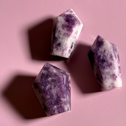 Lepidolite Cupcake Tower