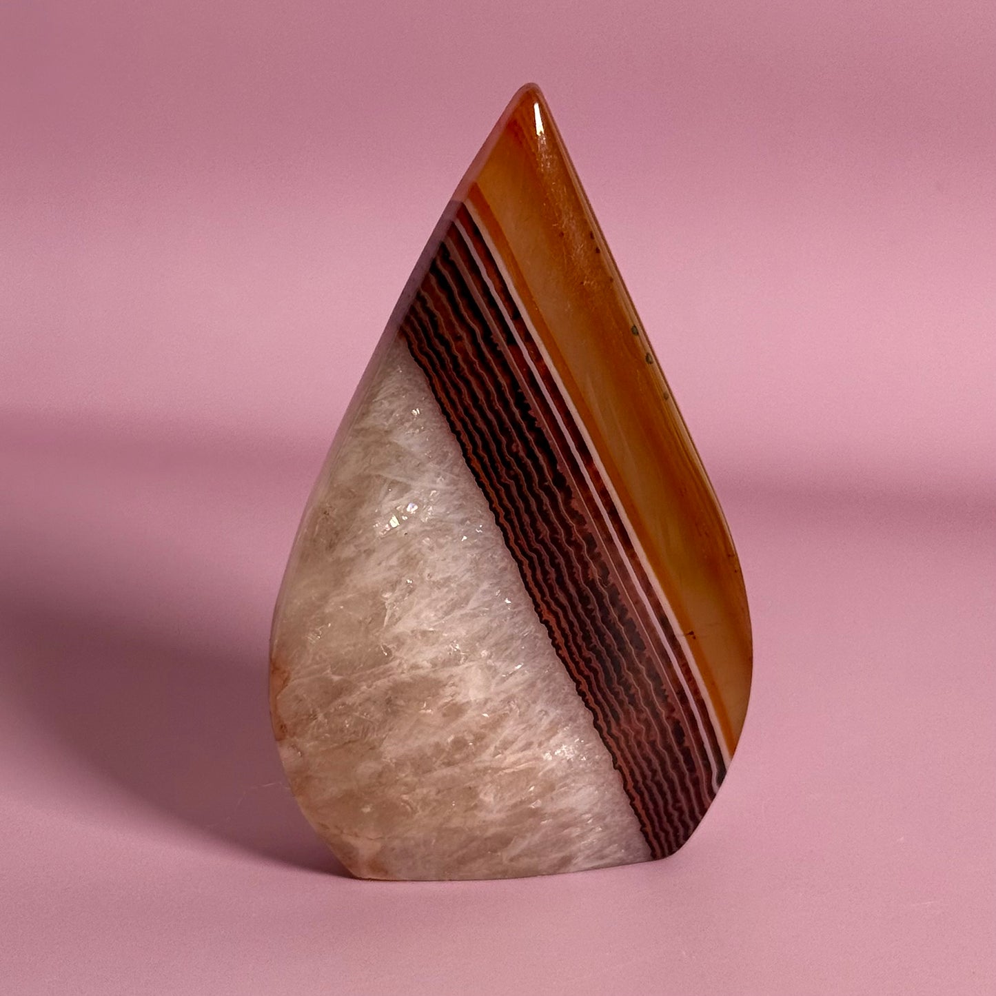 Red/Black Agate Mixed Quartz Arrow Head