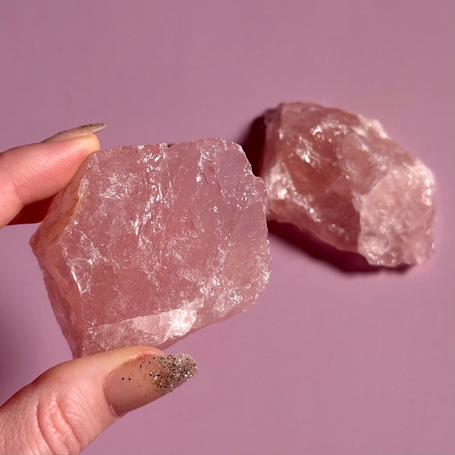 Raw Rose Quartz
