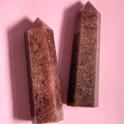 Strawberry Quartz Large Tower