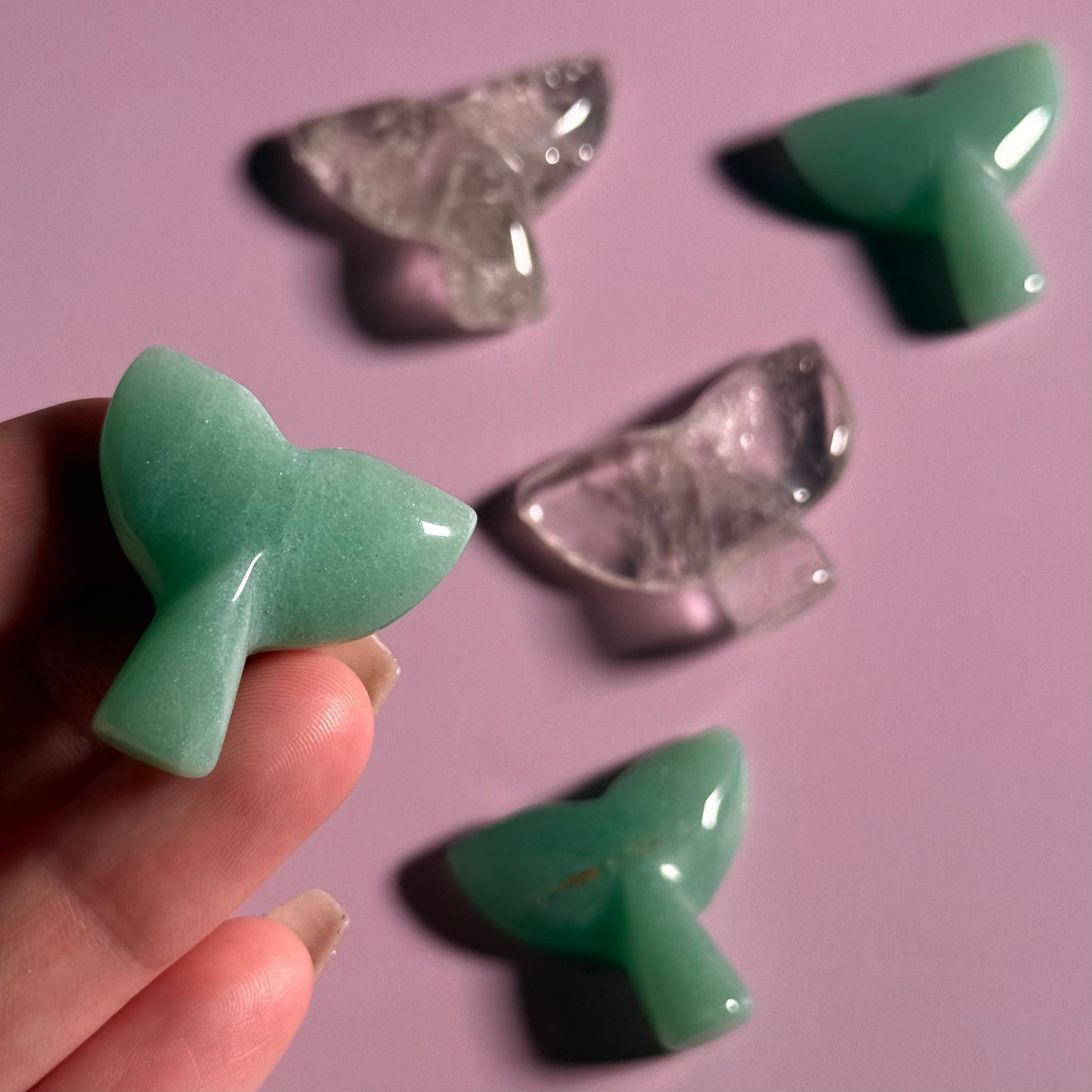 Green Aventurine Mermaid Tail