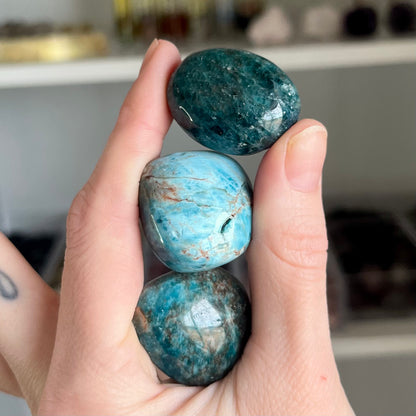 Blue Apatite Tumble