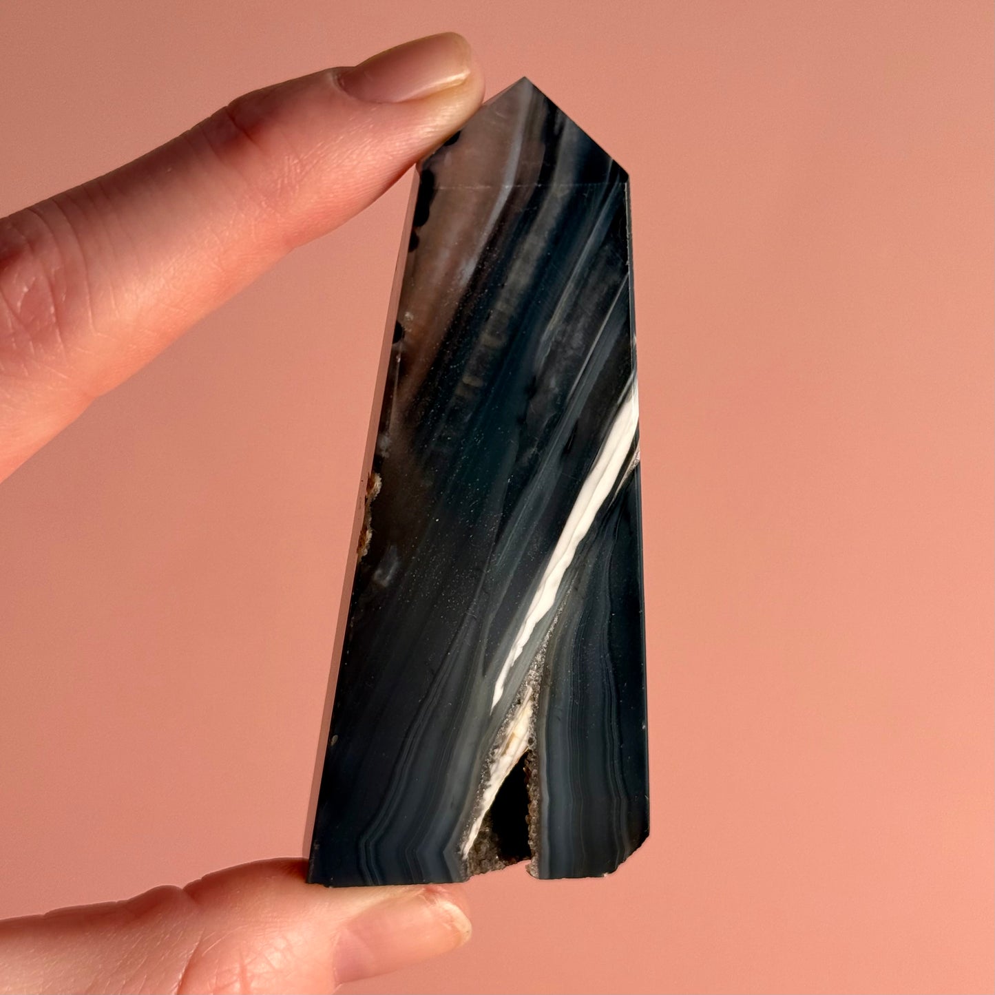 Black Agate Obelisk Tower