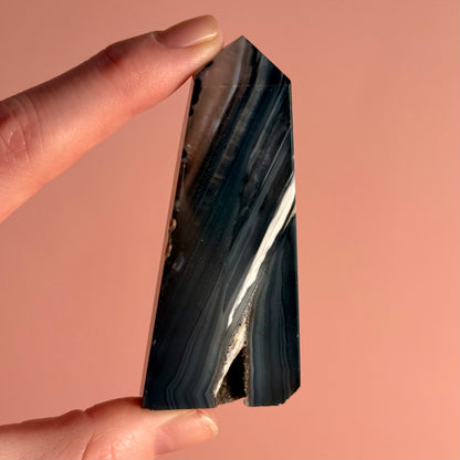 Black Agate Obelisk Tower