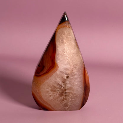 Red/Black Agate Mixed Quartz Arrow Head