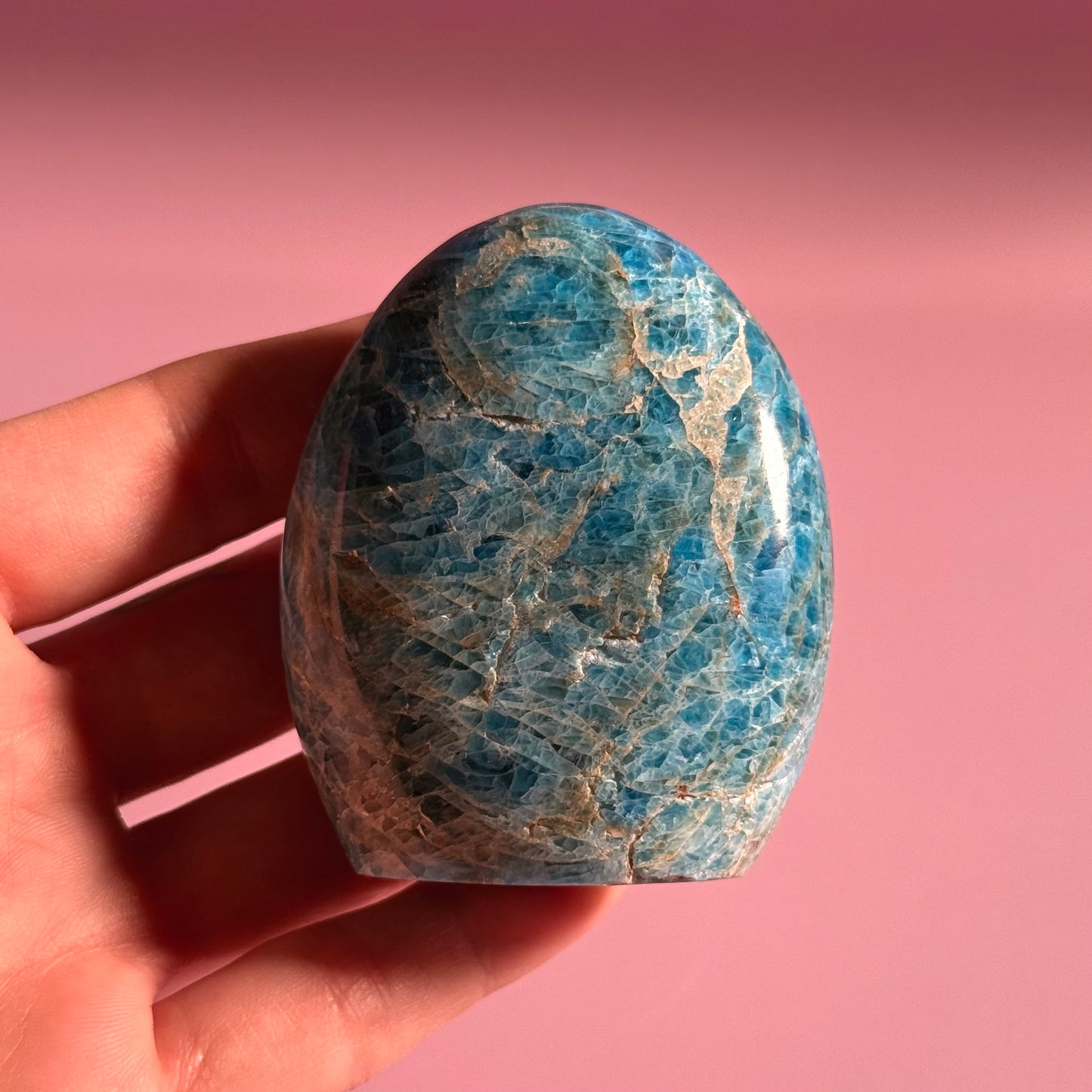 Blue Apatite Free Form