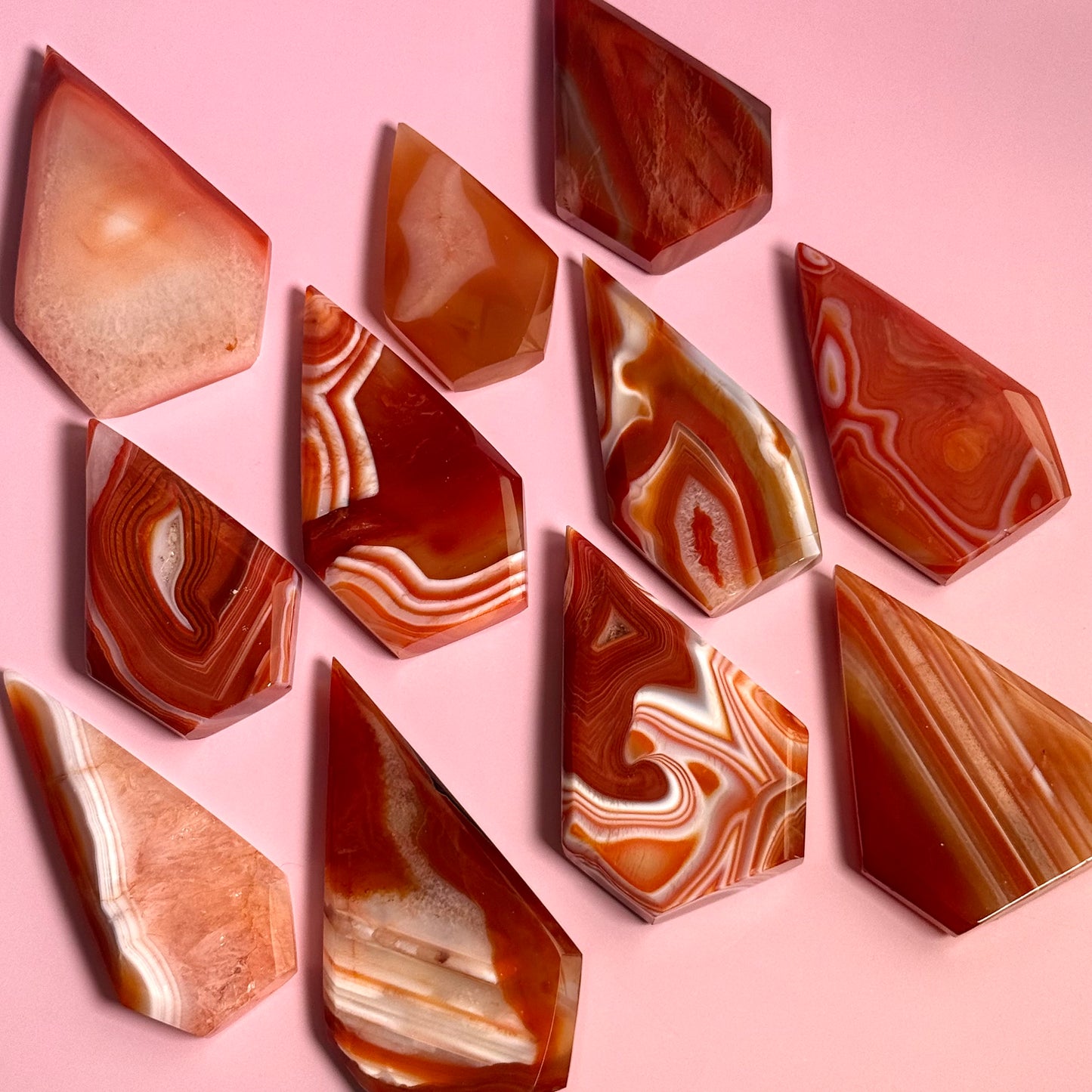 Carnelian Mixed Agate Arrow Head