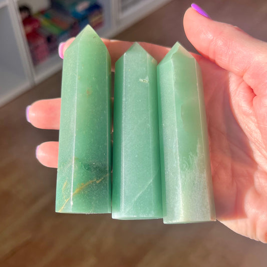 Green Aventurine Crystal Tower