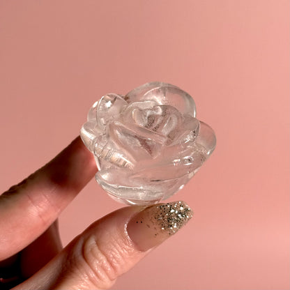 Crystal Rose Carving