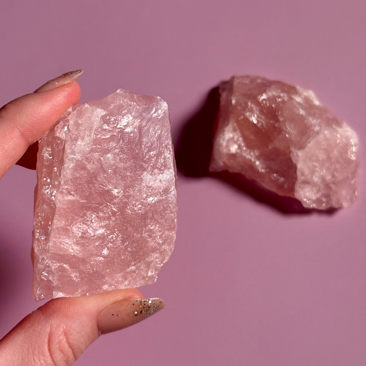 Raw Rose Quartz