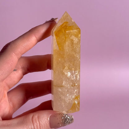 Golden Healer Quartz Tower