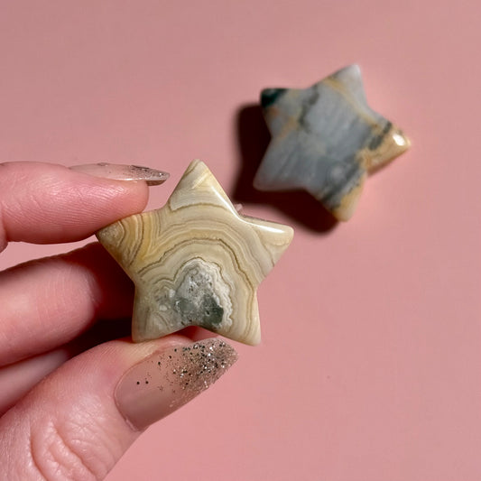 Crazy Lace Agate Star
