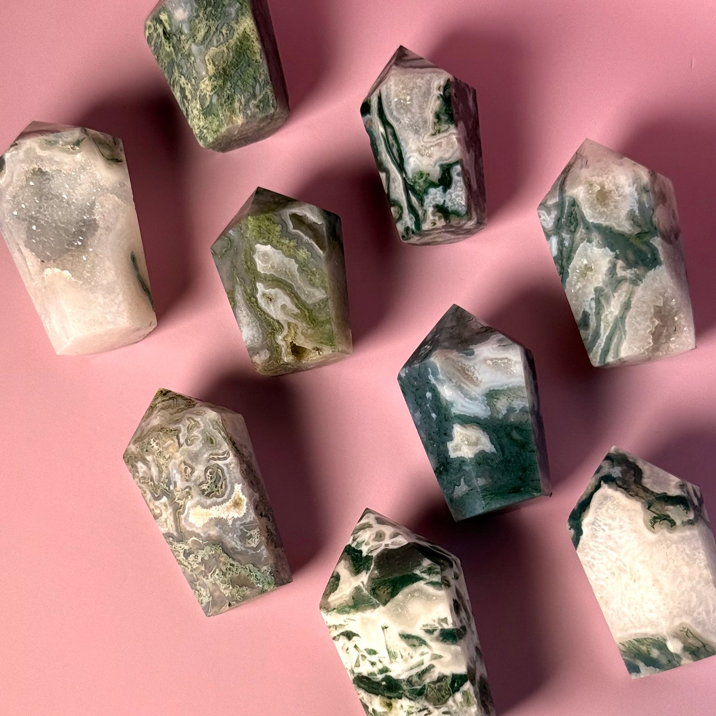 Moss Agate Cupcake