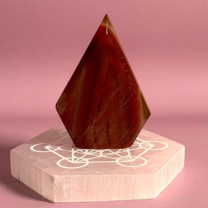 Carnelian Mixed Agate Arrow Head
