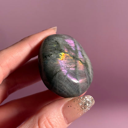 Labradorite Palm Stone
