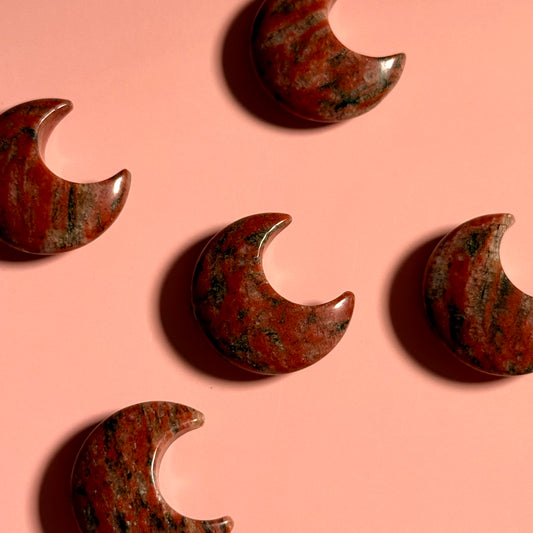 Sesame Stone Jasper Moon